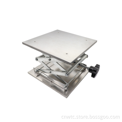 Aluminum Lab Jack and Stainless Steel Lifting Platform: Laboratory Equipment for Precision Handling
